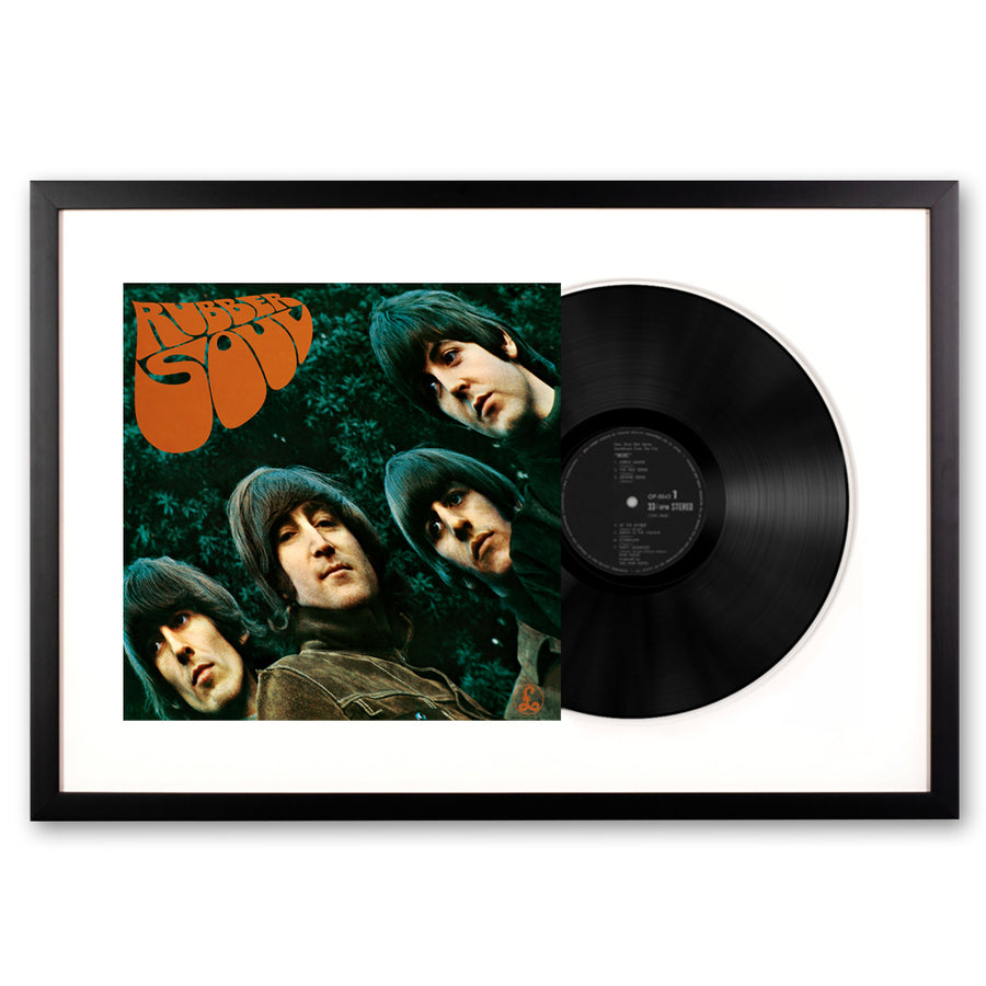 The Beatles Rubber Soul Framed Vinyl Album Art - Notbrand