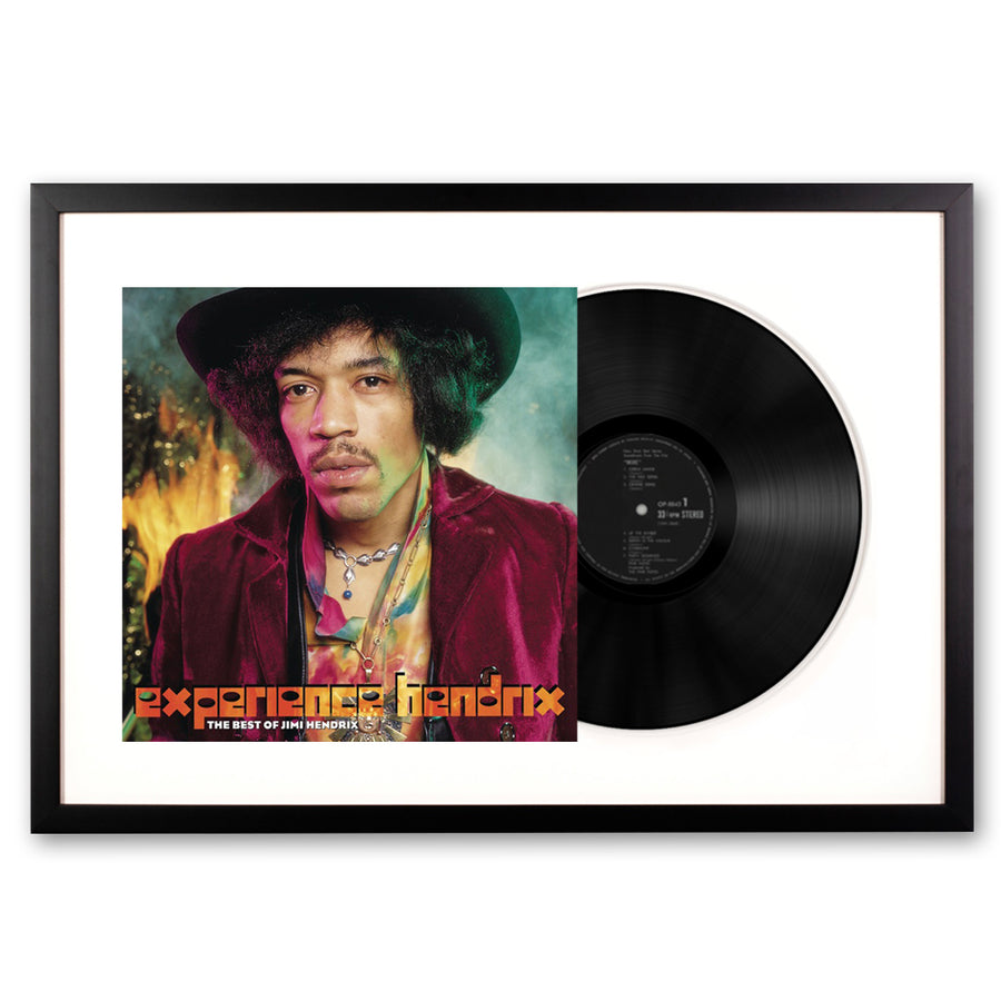 The Best of Jimi Hendrix Framed Vinyl Album Art - Notbrand