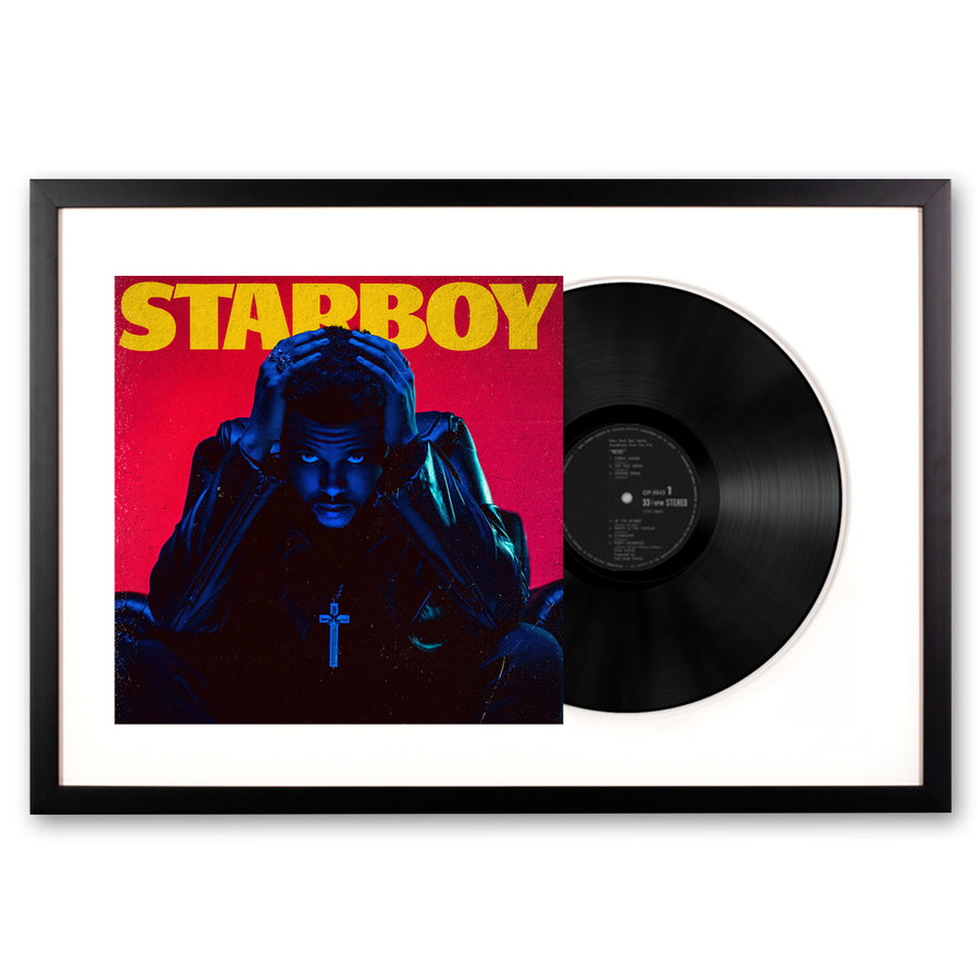 The Weeknd Starboy Double Framed Vinyl Album Art - Notbrand