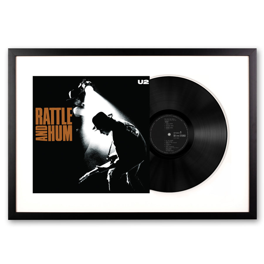 U2 Rattle and Hum Framed Vinyl Album Art - Notbrand