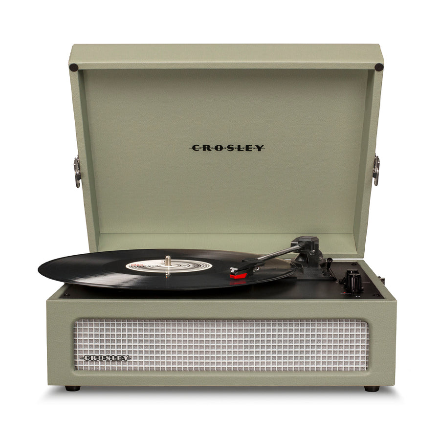 Crosley Voyager Bluetooth Portable Turntable with SOHO Stand - Sage - Notbrand
