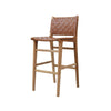 Jubilee Leather Woven Counter Stool – Tan - NotBrand
