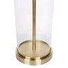 Left Bank Table Lamp - Brass Base with Navy Shade - Notbrand
