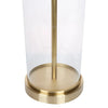 Left Bank Table Lamp - Brass Base with White Shade - Notbrand