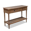 Marseille Mindy Wood French Console - Weathered Oak - Notbrand