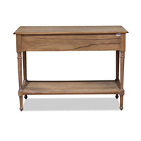 Marseille Mindy Wood French Console - Weathered Oak - Notbrand