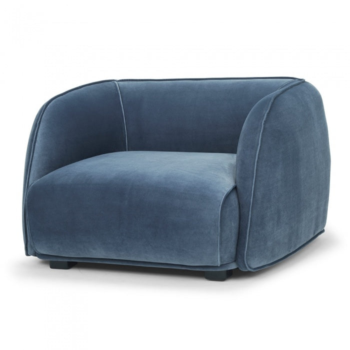 Divan Armchair - Dust Blue - Notbrand