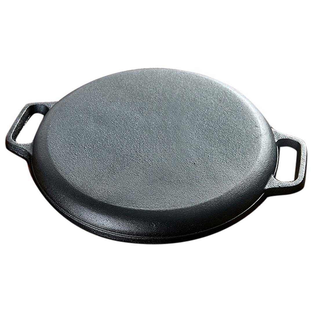 CAST IRON NON-STICK SIZZLE FRYING PAN 30CM - Notbrand