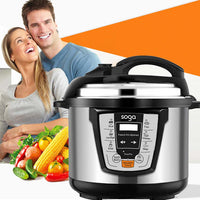 16 Multicooker Electric Stainless Steel Pressure Cooker - 12L - Notbrand