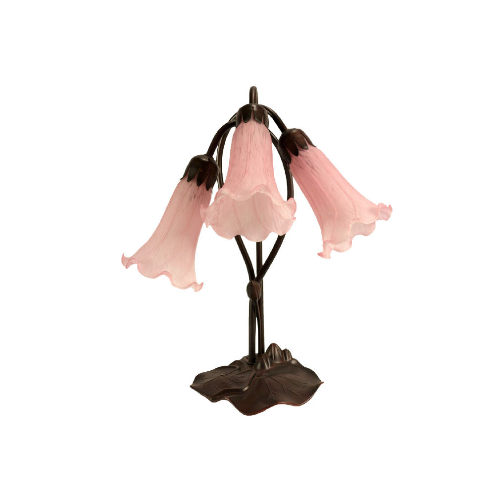 Triple Lilly Tiffany Style Table Lamp - Range - Notbrand