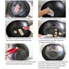 Round Cast Iron Skillet Frying  Pan With Helper Handle - 27cm - Notbrand