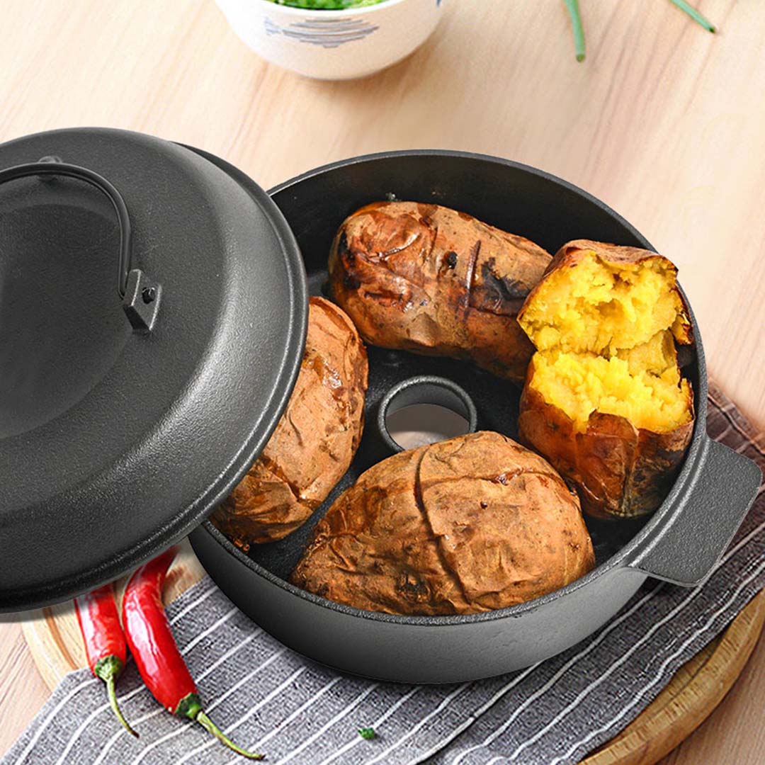 Cast Iron Dutch Oven With Lid - 28cm - Notbrand