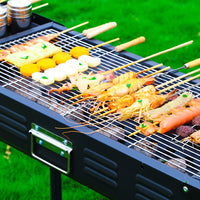 Portable Folding Thick Box-Type Charcoal Grill - 72cm - Notbrand