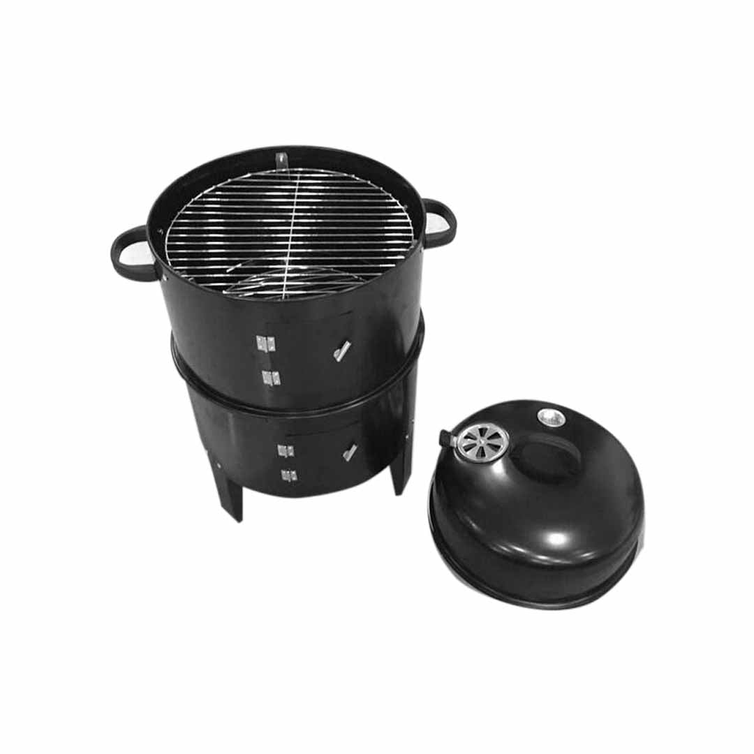 Outdoor Charcoal BBQ & Grill Smoker - 3 In 1 - Notbrand