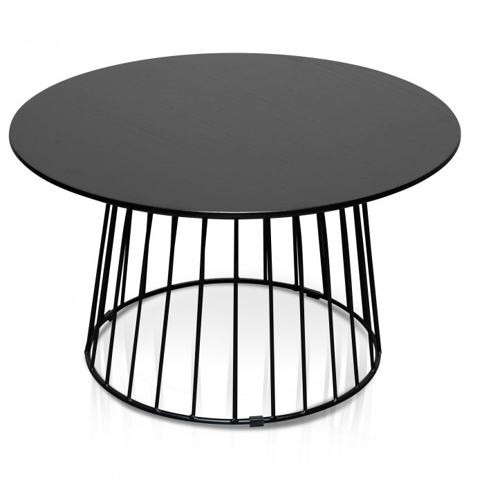 Zagreb Side Table Set - Black Oak Veneer - Notbrand