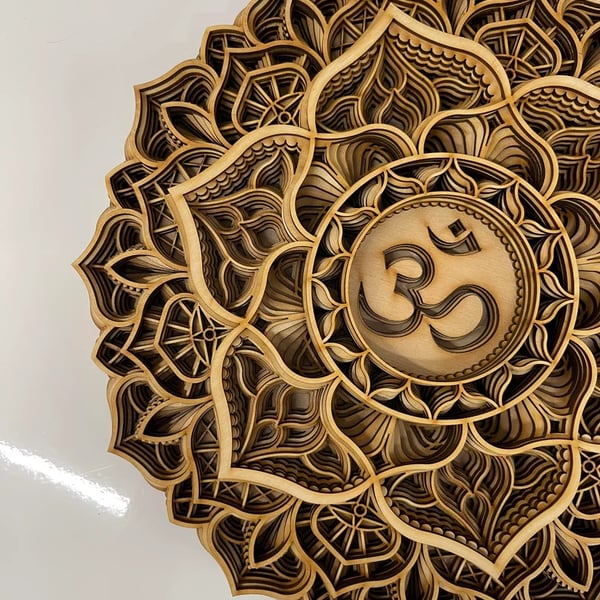 Onav Handcrafted Crown Chakra Mandala Wall Art - Notbrand