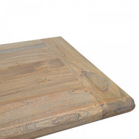 Troy Reclaimed Elm Wood Bench - Natural - Notbrand