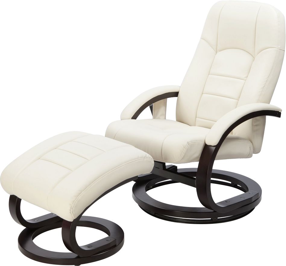 PU Leather Massage Chair Recliner Ottoman Lounge Remote - Notbrand