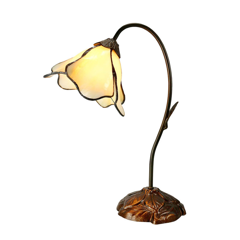 Single Lotus Tiffany Style Table Lamp - Range - Notbrand